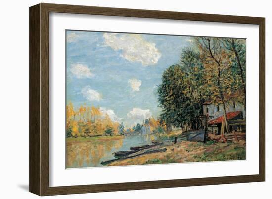 Moret, 1877-Alfred Sisley-Framed Giclee Print