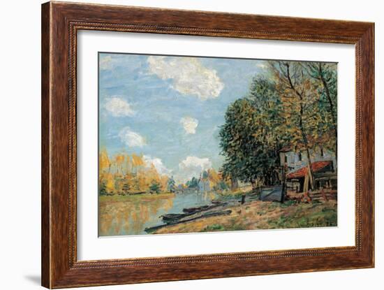 Moret, 1877-Alfred Sisley-Framed Giclee Print