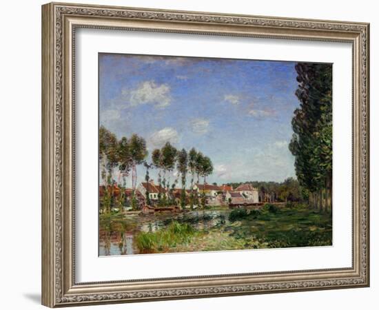 Moret, Bords du Loing, France (1892) RF 2024.-Alfred Sisley-Framed Giclee Print