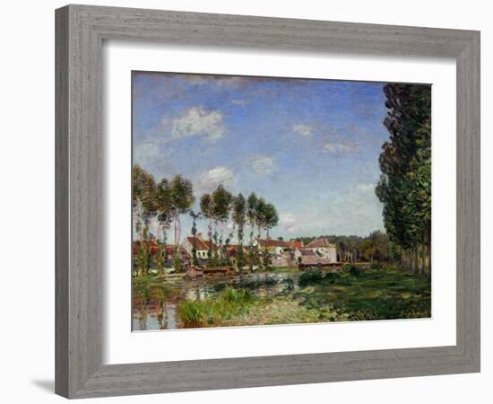 Moret, Bords du Loing, France (1892) RF 2024.-Alfred Sisley-Framed Giclee Print