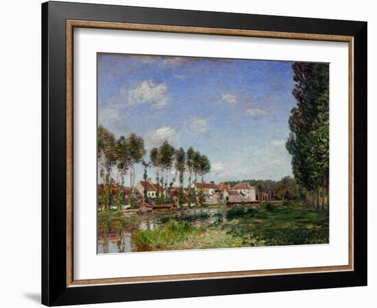 Moret, Bords du Loing, France (1892) RF 2024.-Alfred Sisley-Framed Giclee Print