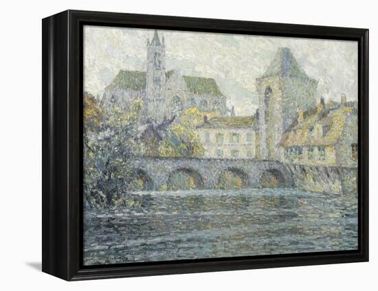 Moret Landscape, the Bridge; Paysage Moret, Le Pont, 1918-Henri Eugene Augustin Le Sidaner-Framed Premier Image Canvas