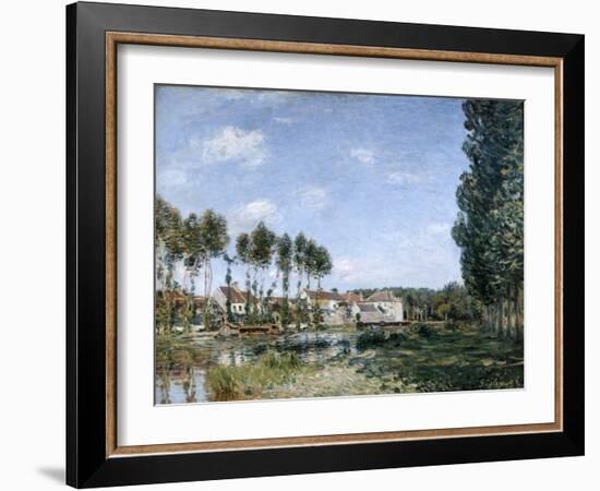 Moret, on the Banks of the Loing, 1892-Alfred Sisley-Framed Giclee Print