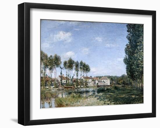 Moret, on the Banks of the Loing, 1892-Alfred Sisley-Framed Giclee Print