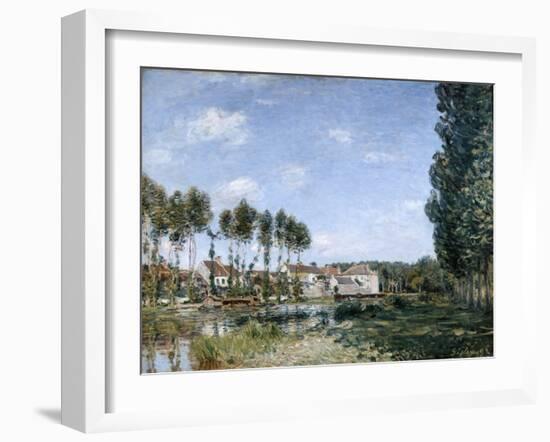 Moret, on the Banks of the Loing, 1892-Alfred Sisley-Framed Giclee Print