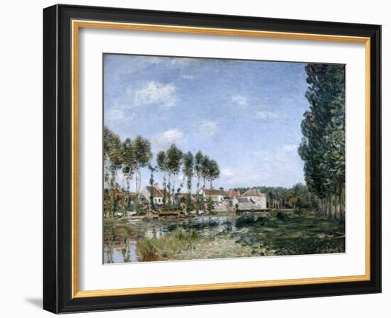 Moret, on the Banks of the Loing, 1892-Alfred Sisley-Framed Giclee Print