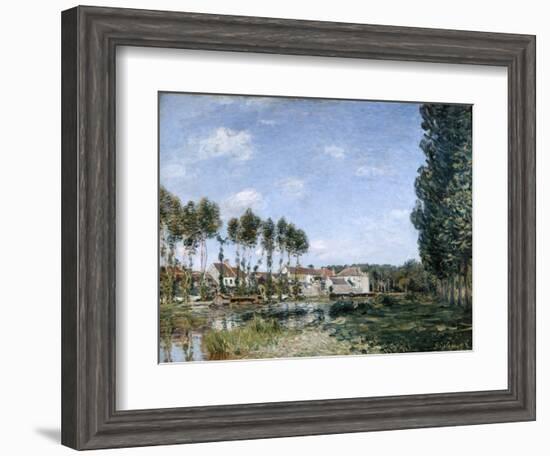 Moret, on the Banks of the Loing, 1892-Alfred Sisley-Framed Giclee Print