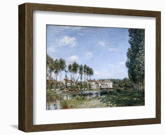 Moret, on the Banks of the Loing, 1892-Alfred Sisley-Framed Giclee Print