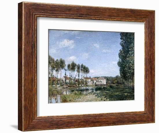 Moret, on the Banks of the Loing, 1892-Alfred Sisley-Framed Giclee Print