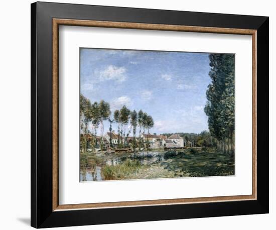 Moret, on the Banks of the Loing, 1892-Alfred Sisley-Framed Giclee Print