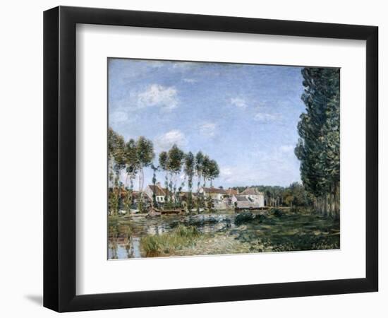 Moret, on the Banks of the Loing, 1892-Alfred Sisley-Framed Giclee Print