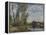 Moret, View of the Loing an Afternoon in May; Moret, Vue Du Loing, Apres-Midi De Mai-Alfred Sisley-Framed Premier Image Canvas