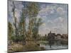 Moret, View of the Loing an Afternoon in May; Moret, Vue Du Loing, Apres-Midi De Mai-Alfred Sisley-Mounted Giclee Print