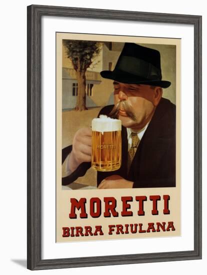 Moretti Birra Friulana-null-Framed Art Print