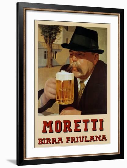 Moretti Birra Friulana-null-Framed Art Print