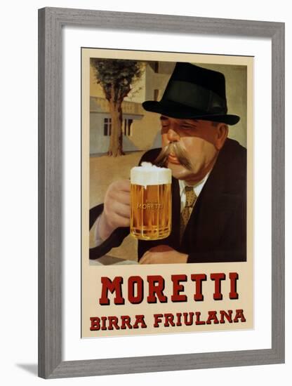 Moretti Birra Friulana-null-Framed Art Print