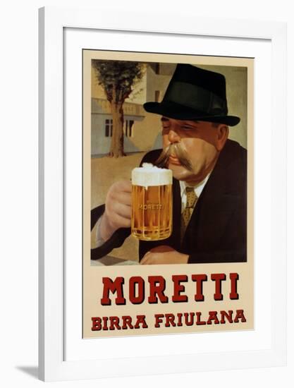 Moretti Birra Friulana-null-Framed Art Print