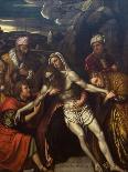 Entombment of Christ-Moretto Da Brescia-Framed Art Print