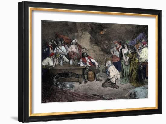 Morgan at Porto Bello, from 'Buccaneers and Marooners of the Spanish Main'-Howard Pyle-Framed Giclee Print