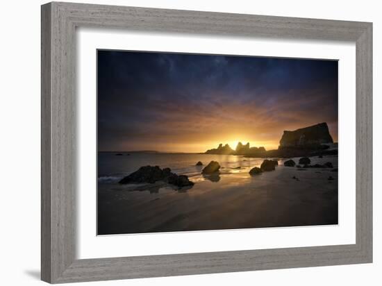 Morgat Sunrise-Philippe Manguin-Framed Photographic Print