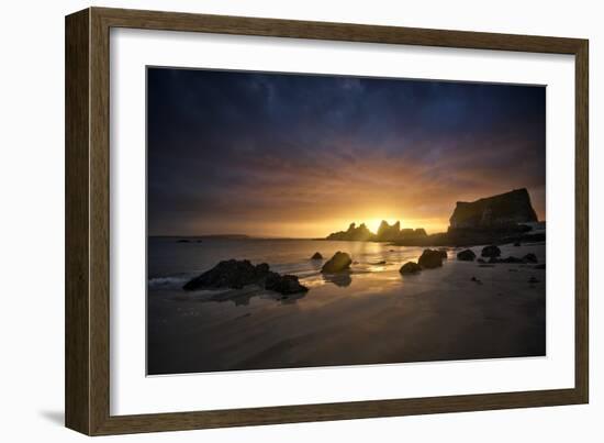 Morgat Sunrise-Philippe Manguin-Framed Photographic Print