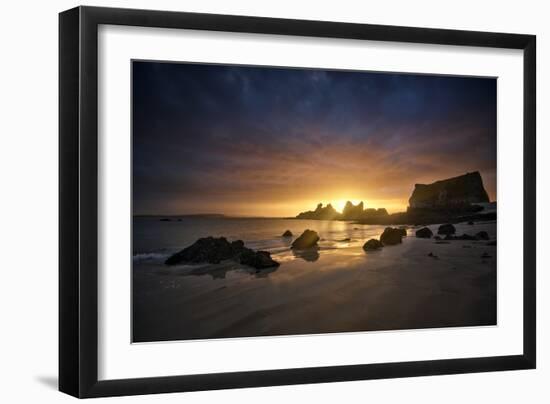 Morgat Sunrise-Philippe Manguin-Framed Photographic Print