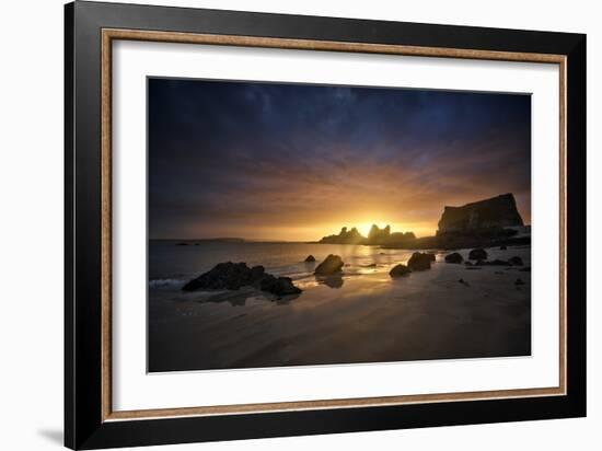 Morgat Sunrise-Philippe Manguin-Framed Photographic Print