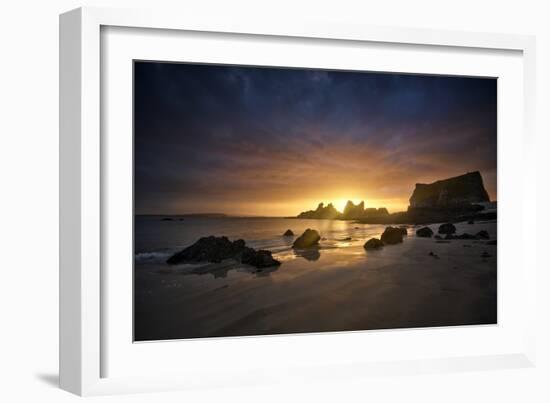 Morgat Sunrise-Philippe Manguin-Framed Photographic Print