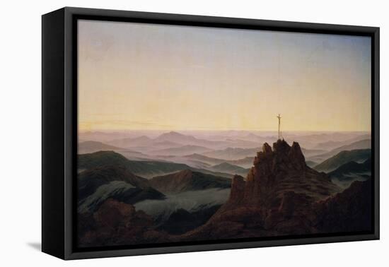 Morgen Im Riesengebirge, um 1810-Caspar David Friedrich-Framed Premier Image Canvas