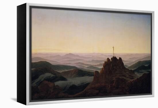 Morgen Im Riesengebirge, um 1810-Caspar David Friedrich-Framed Premier Image Canvas