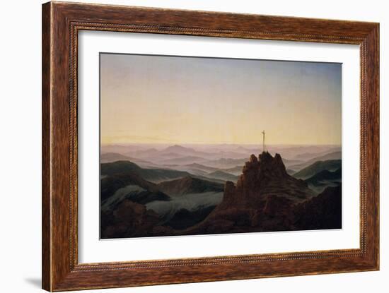 Morgen Im Riesengebirge, um 1810-Caspar David Friedrich-Framed Giclee Print