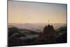 Morgen Im Riesengebirge, um 1810-Caspar David Friedrich-Mounted Giclee Print