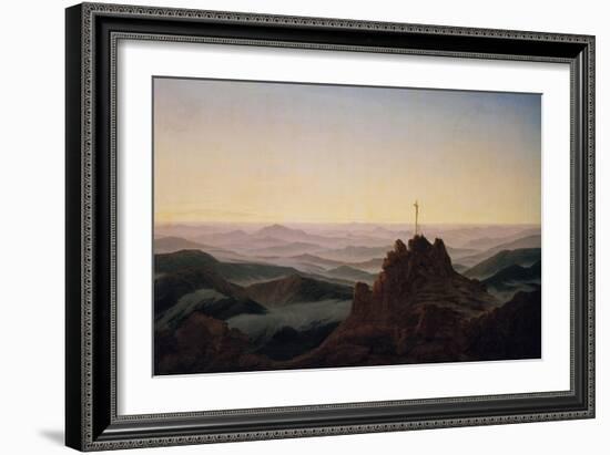 Morgen Im Riesengebirge, um 1810-Caspar David Friedrich-Framed Giclee Print