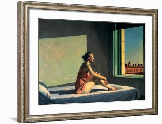 Morgensonne, c.1952-Edward Hopper-Framed Art Print