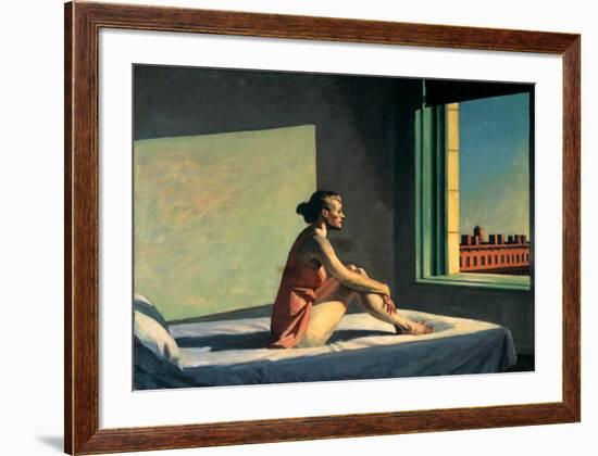 Morgensonne, c.1952-Edward Hopper-Framed Art Print