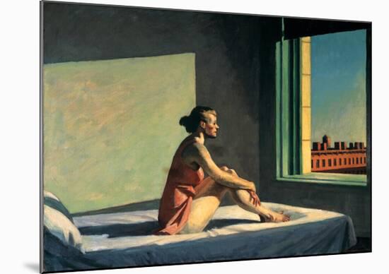 Morgensonne, c.1952-Edward Hopper-Mounted Art Print