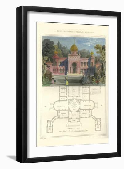 Morisco-Spanish Palatial Building-Richard Brown-Framed Art Print