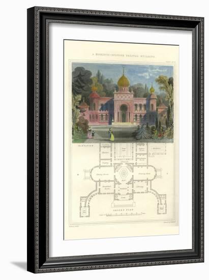 Morisco-Spanish Palatial Building-Richard Brown-Framed Art Print