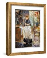 Morisot: Dining Room, 1886-Berthe Morisot-Framed Giclee Print