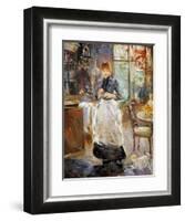 Morisot: Dining Room, 1886-Berthe Morisot-Framed Giclee Print