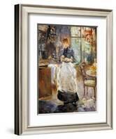 Morisot: Dining Room, 1886-Berthe Morisot-Framed Giclee Print