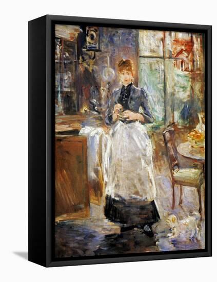 Morisot: Dining Room, 1886-Berthe Morisot-Framed Premier Image Canvas