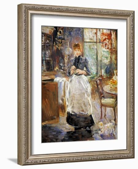 Morisot: Dining Room, 1886-Berthe Morisot-Framed Giclee Print