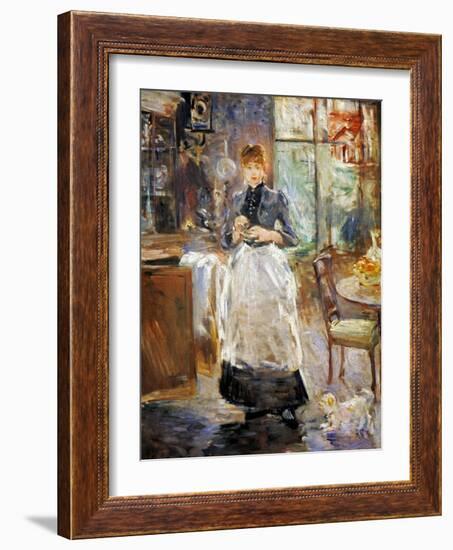 Morisot: Dining Room, 1886-Berthe Morisot-Framed Giclee Print