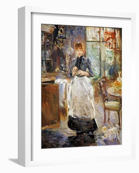 Morisot: Dining Room, 1886-Berthe Morisot-Framed Giclee Print