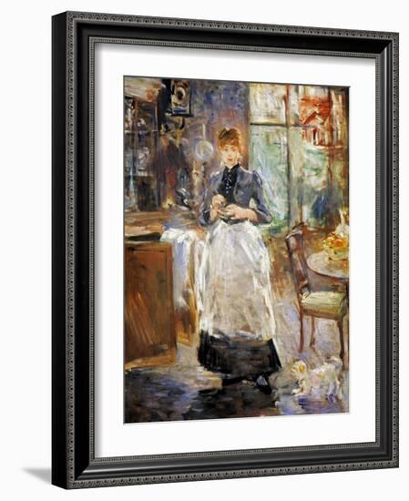 Morisot: Dining Room, 1886-Berthe Morisot-Framed Giclee Print