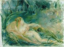 The Village of Maurecourt, 1873-Morisot-Framed Giclee Print