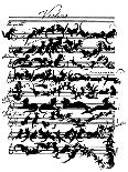 'Cat Violin Score' by Moritz von Schwind-Moritz Ludwig von Schwind-Giclee Print