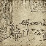 An Evening at Baron Von Spaun's: Schubert at the Piano Among His Friends-Moritz Ludwig von Schwind-Framed Giclee Print