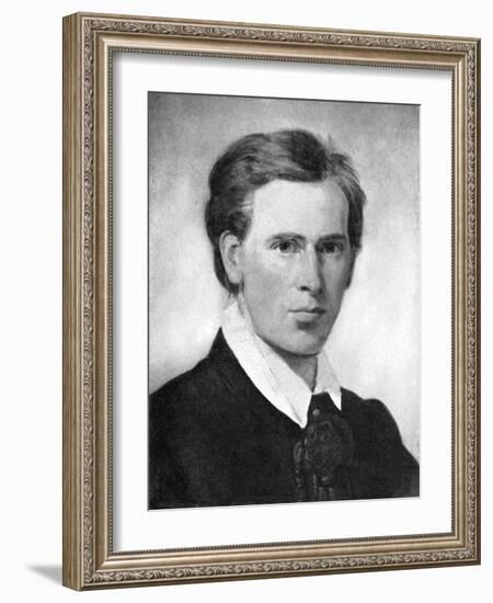 Moritz von Schwind -self-portrait-Moritz Ludwig von Schwind-Framed Giclee Print